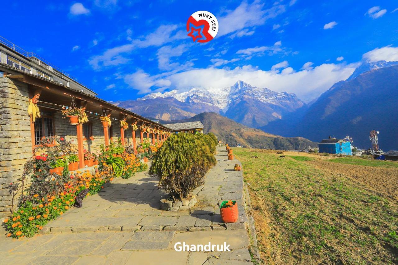 Spot On 445 New Hotel Natureland Pokhara Exterior foto